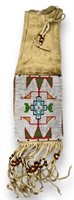 Eastern Sioux Beaded Leather Pipe Bag