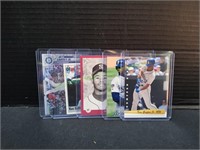 (5) Ken Griffey Jr. Baseball Trading Cards