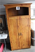 Computer Cabinet with File Drawer & Light (U230)