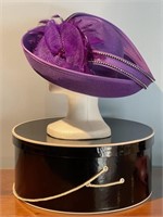 Bellini Embellished Ladies Purple Hat