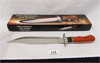 The Original Jim Bowie Knife; In Original Box;