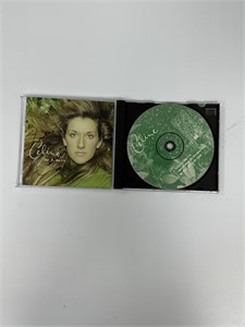 Autograph COA Celine Dion CD