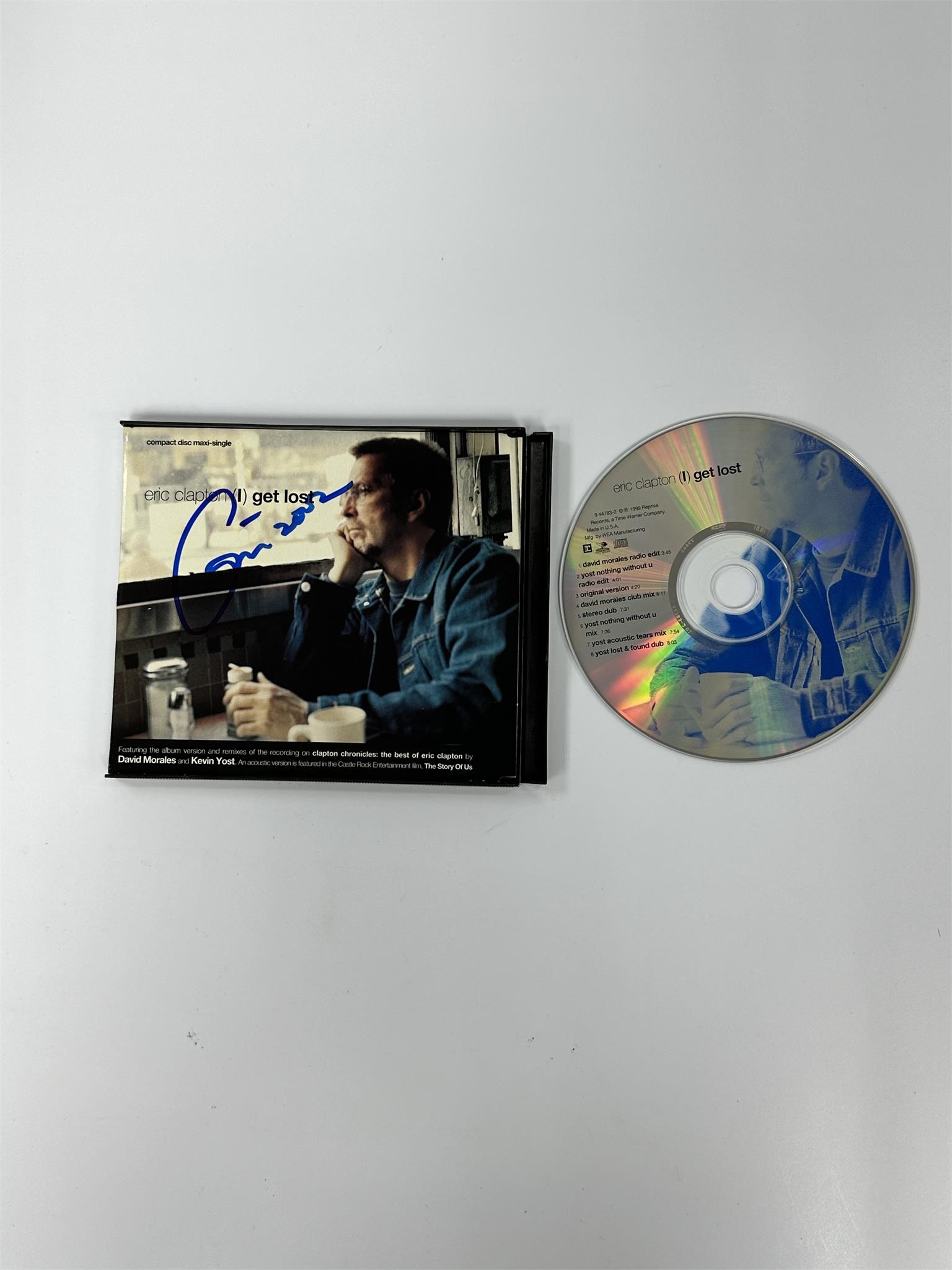 Autograph COA Movie Props Cloth Music Vinyl CD Press ABE
