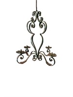 French Iron Basket Shape Light with 4 Arms