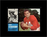 1962 Topps #139 Sam Etcheverry EX to EX-MT+