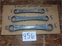 3 Vulcan Ratcheting Wrenches