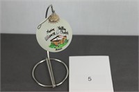 Twin Valley Alliance Church hand painted ornament