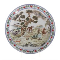 Chinese porcelain zodiac charger