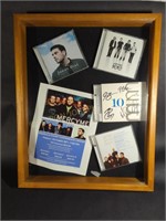 Signed Mercy Me CD in Shadow Box