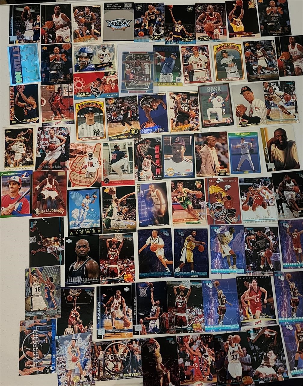60 plus Mixed Sports Cards See Pics
