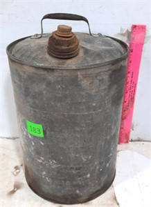 Vintage 2 Gallon Kerosene Can