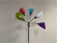 Modern Flex-arm Floor Lamp, Multi Color Shades,