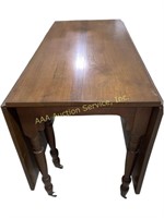 Mid 19th Century Drop Leaf Cherry Dining Table