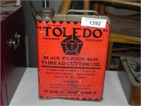 Vintage Toledo Sulphur Base Cutting Oil Can