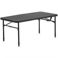 "As Is" Mainstays Fold-In-Half Adjustable Table,