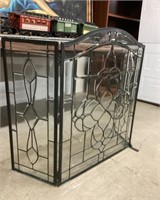 Art Glass Fireplace Screen