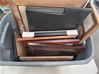 Box LLot Of Miscellaneous Picture Frames