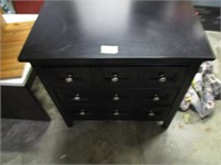 Wooden cabinet 29"x17" 3 drawer  good shape