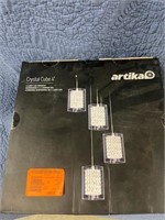 Artika Crystal Cube 17-Watt 4 Light Chrome Modern