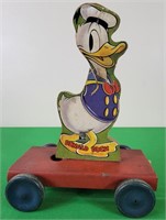 Donald Duck Twirling Baton Pull Toy