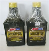 2 New AMS Oil Interceptor Synthetic 2 cycle