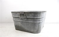 Vintage Galvanized Washtub #62