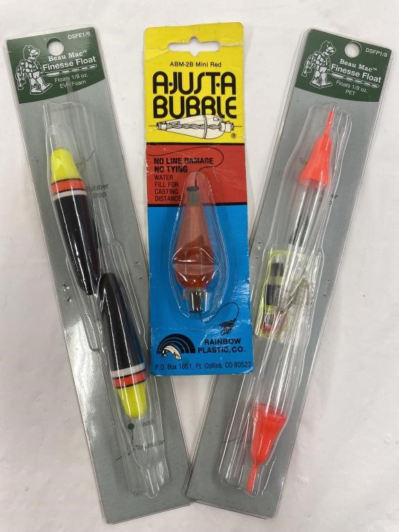 3 Fishing Float Packages, New