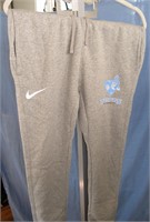 NIKE Tufts Logo Fleece Sweatpants Gray, Size S