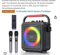 Karaoke Machine for Adults & Kids