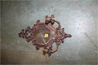 Cast Iron Candle Sconce/Mirror (Needs Mirror)