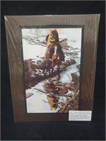 Bev Dolittle Native American Double Matted Print