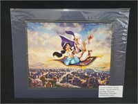 Thomas Kinkade "Aladdin" Double Matted Art Print