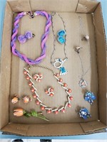 Flat of Vintage Jewelry Sets