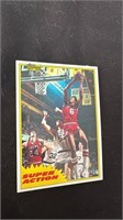 1981 Topps Julius Erving Super Action 76ers Basket