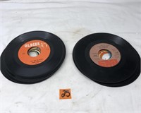 Variety of 45 Records