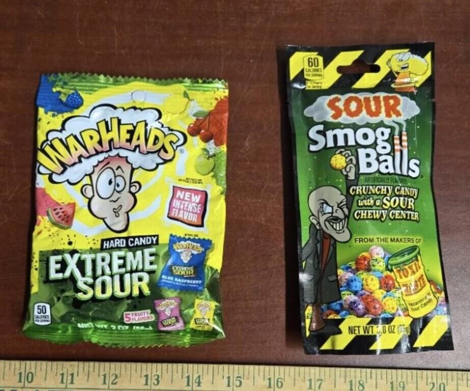 2 Packages Sour Candy-Unopened