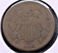1865 TWO CENT PIECE G