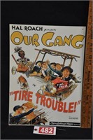 2002 "Our Gang" 17" x 13" tin sign