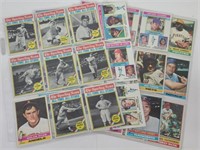 1976 Topps Hall of Fame Cards Ty Cobb Babe Ruth