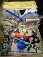 (2) Boxes w/ Fabrics & Sewing Supplies