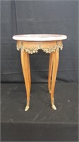 Fine vintage French mahogany & marble top