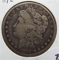 1892-S Morgan Silver Dollar.