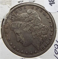 1896 Morgan Silver Dollar.