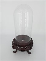 Asian Display Stand with Cloche
