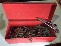 Tool box with Sockets and wrenches