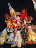 Clown doll collection