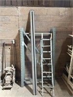 (2) 6' Pallet Racking Ends, Silo Ladders