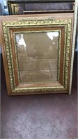 Wood & gold paint heavy frame