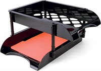 Officemate Unbreakable High Capacity Trays, Set