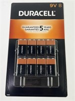 NEW 9V Batteries Quantity of 8